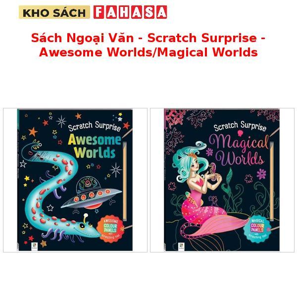 Sách Ngoại Văn - Scratch Surprise - Awesome Worlds/Magical Worlds