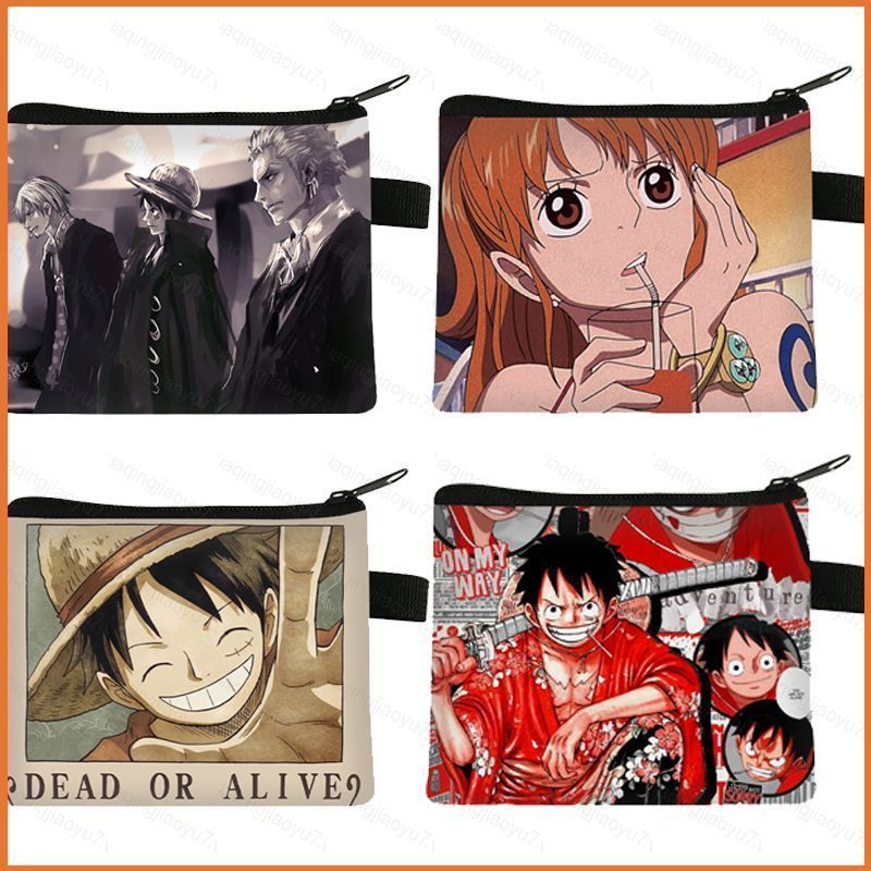 Hj7 One Piece Ví Đựng Tiền Xu Hoạt Hình anime Trẻ Em Không Ví Sinh Viên Chìa Khóa Túi Đựng Tiền Xu T