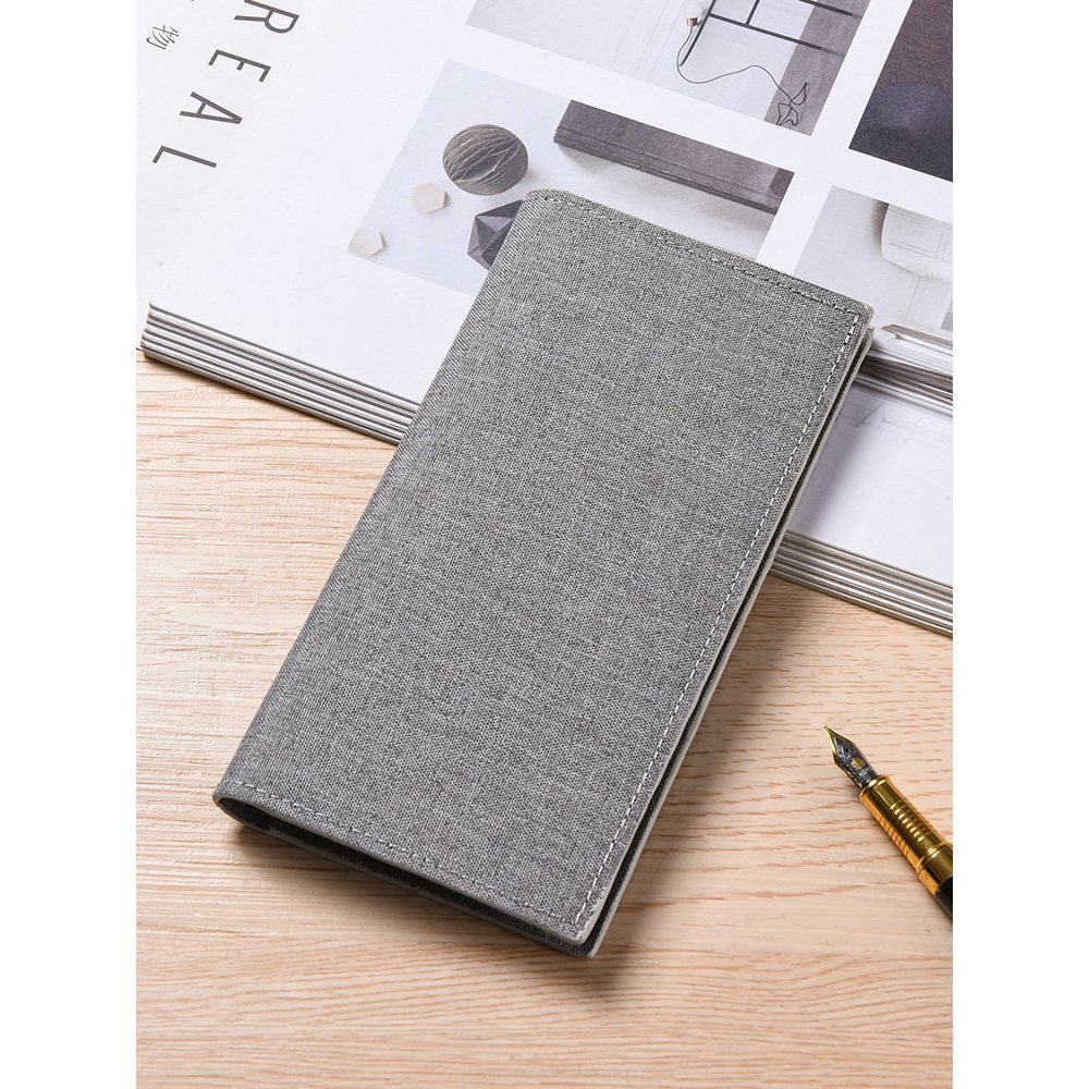 ví tiền nam ví tiền nam học sinh Ví nam thanh niên siêu mỏng độc đáo bằng vải Canvas đơn giản