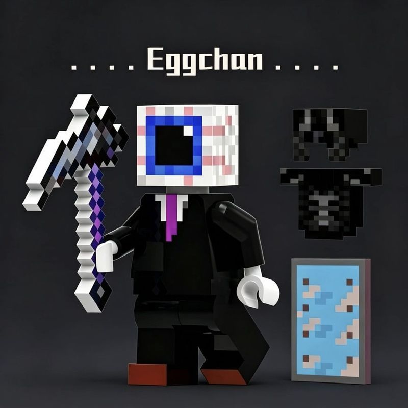 SMP Minecraft Khối Xây Dựng Minifigure Chan Ge Wenbu Búa Dự Phòng Lắp Ráp Minifigure Đồ Chơi Trẻ Em