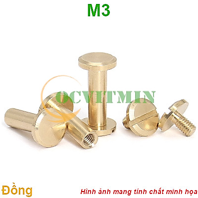 Đai Ốc M3 Kèm Ốc M3 Bằng Đồng