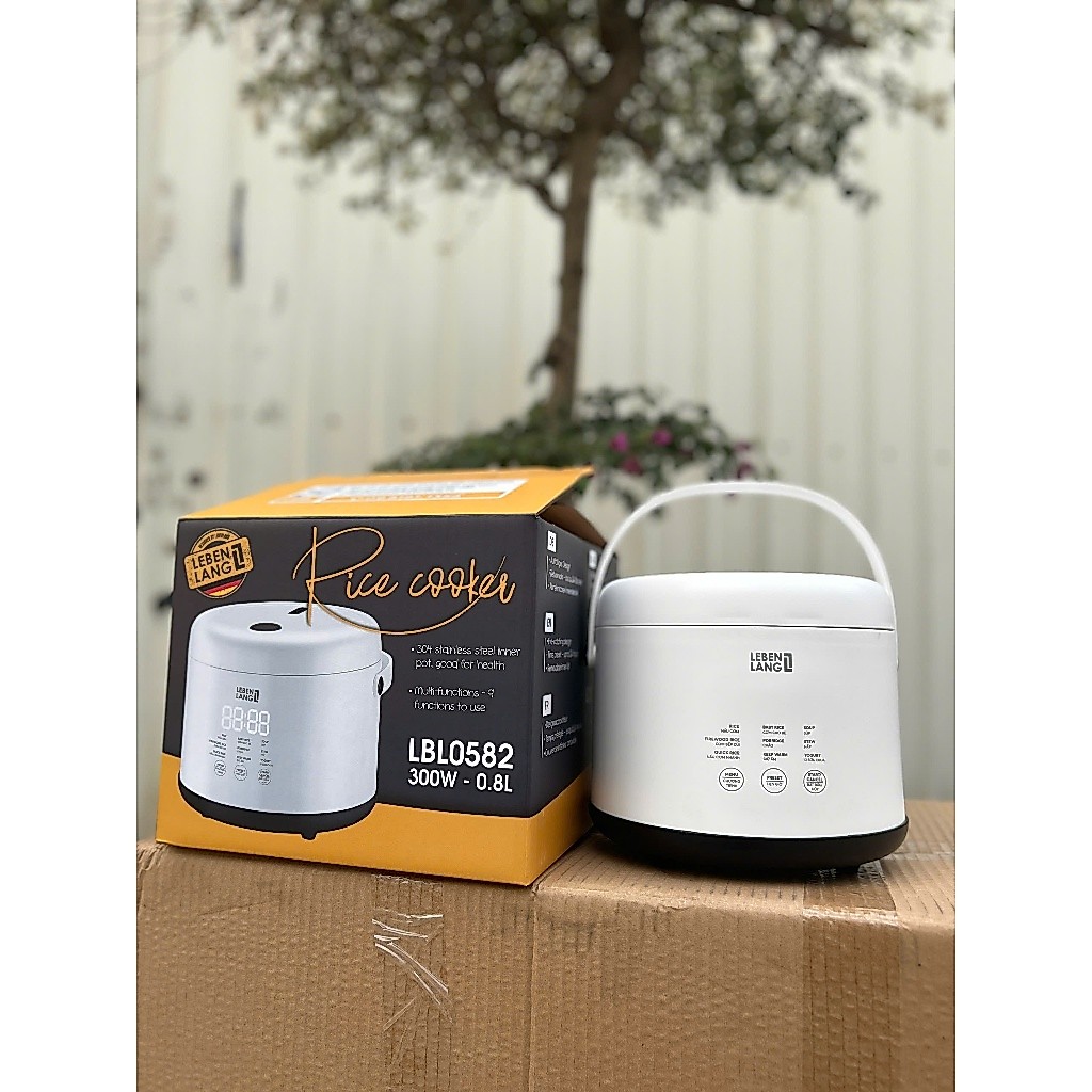 Nồi cơm điện Lebenlang LBL0582 0,8L bảng điều khiển cảm ứng: Dễ dàng sử dụng, mang đến sự tiện lợi t