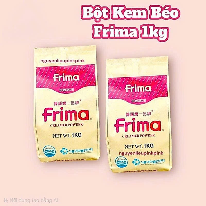 bột frima lẻ 1kg - bột sữa dùng pha trà sữa cực tôn trà