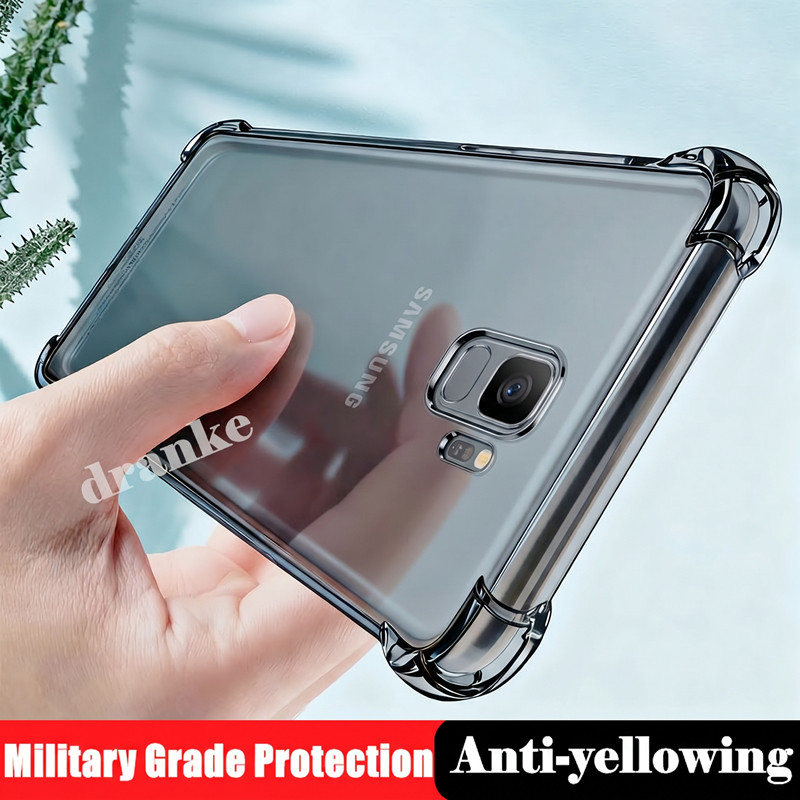 Dành Cho Samsung Galaxy S9 5.8 inch SM-G960F G960F FDS G960 Dòng Silicon Lỏng Trong Suốt Linh Hoạt B