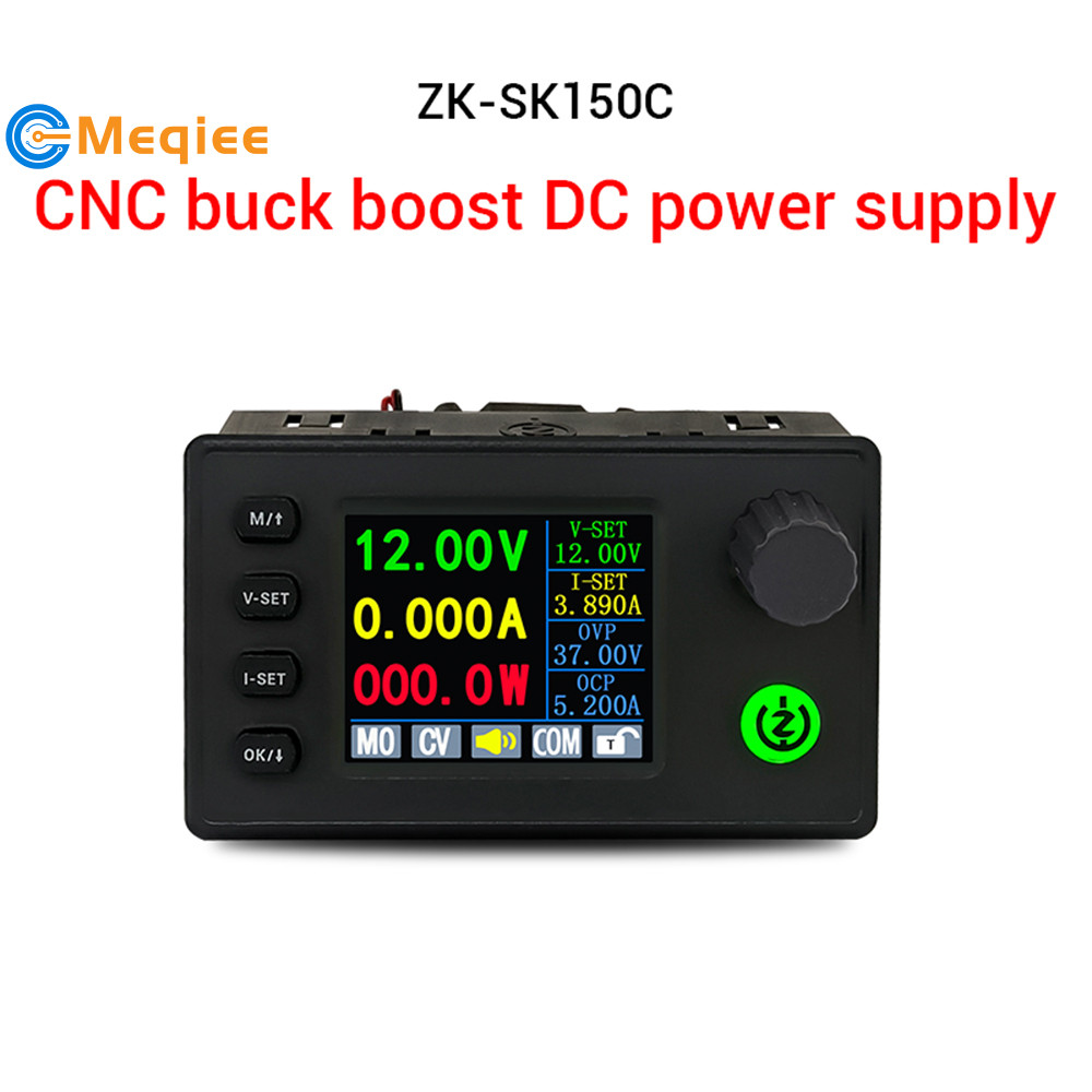 SK150C DC7-36V 8A 150W 1.8 Inch Màn Hình Màu CNC Buck-Boost DC Có Thể Điều Chỉnh Điều Chỉnh Nguồn Đi