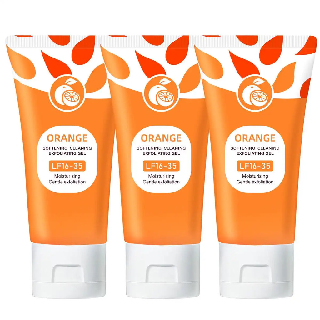 Gel tẩy tế bào chết có mùi cam LF16-35 - Tẩy tế bào chết nhẹ nhàng cho mặt & cơ thể, làm sạch sâu, n