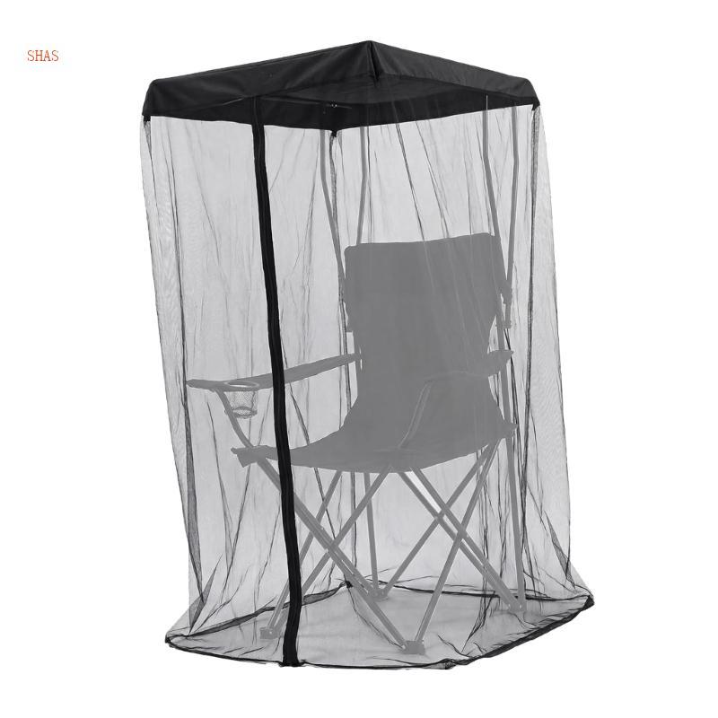 Outdoor Mosquitoes Net For Camping Chair Waterproof Roof And Zippered Door