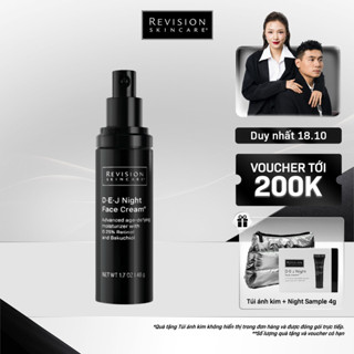 Kem Dưỡng Tái Tạo Và Trẻ Hóa Da Chuyên Sâu REVISION SKINCARE D·E·J Night Face Cream 48g