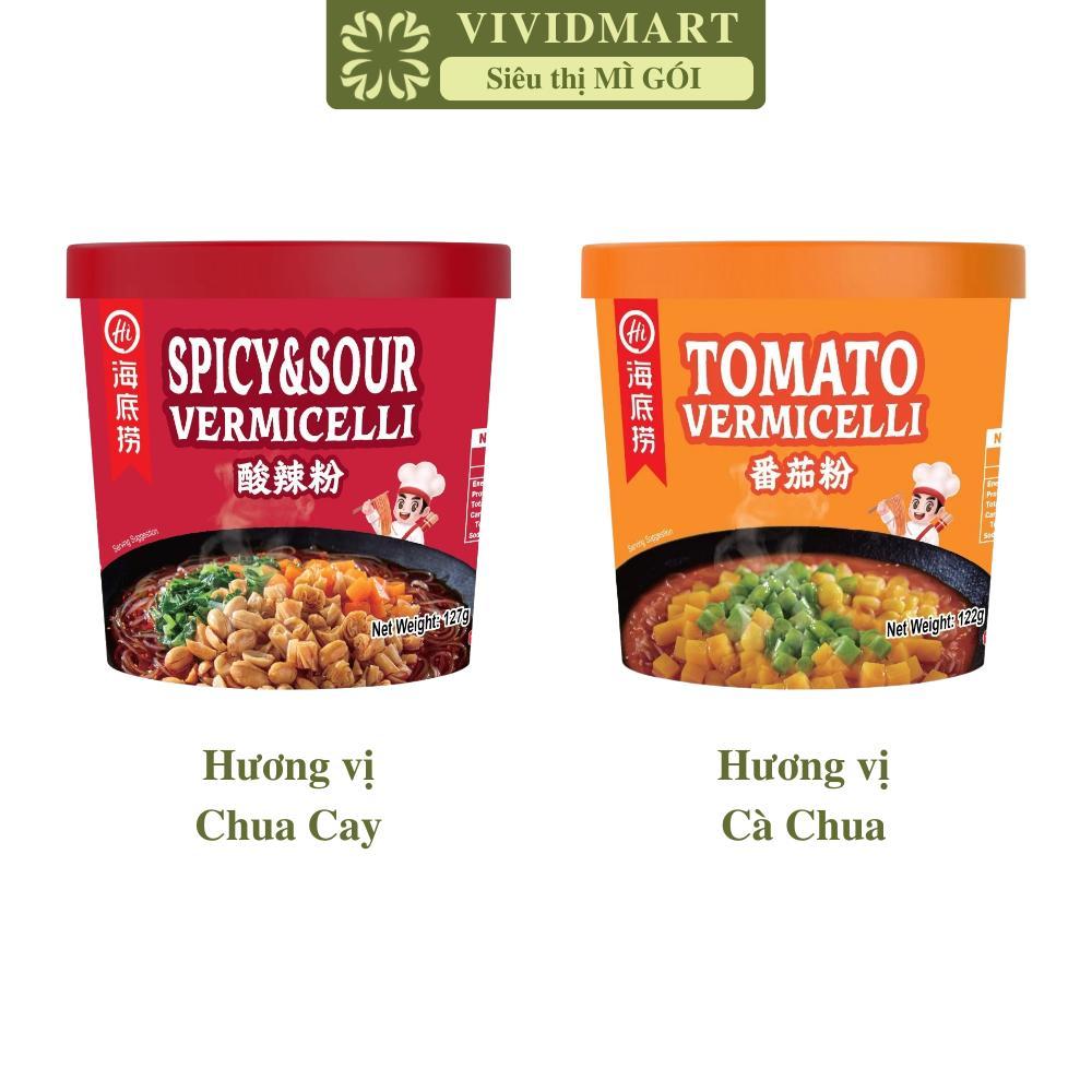 [HỘP LẺ] - YIHAI - Miến hộp Haidilao 2 vị: Cà chua, Chua cay, Miến Haidilao hộp, Miến ăn liền Haidil