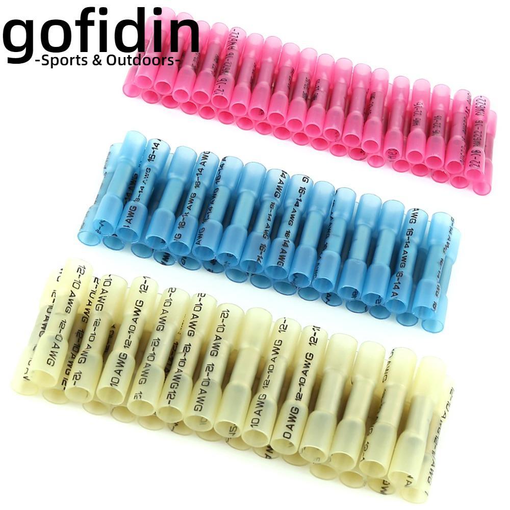 GOFIDIN 300 Đầu nối mông, Đầu nối dây co nhiệt màu đỏ xanh vàng cách nhiệt, Kết nối đôi chống nước 2
