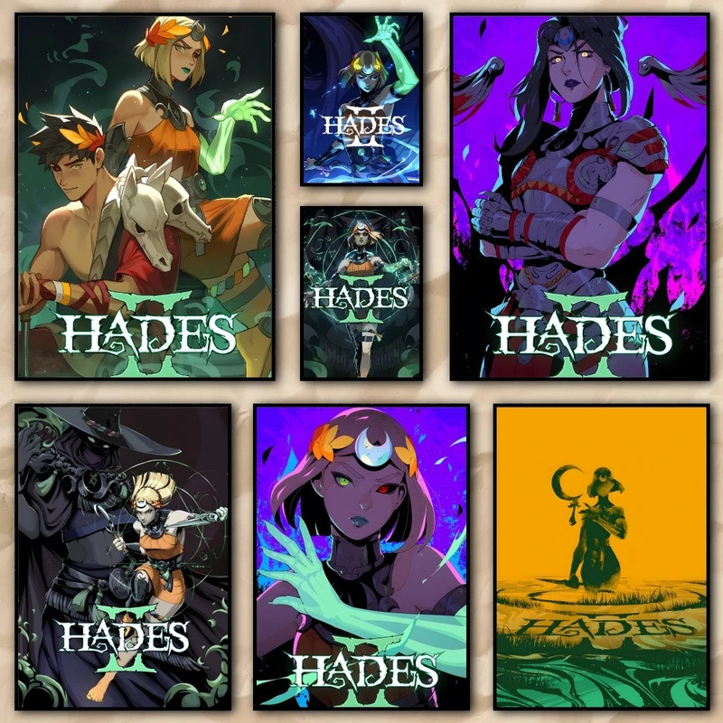 Trò Chơi Điện Tử H-Hades 2 Poster HD In Phòng Ngủ Trang Trí Tường Nhà, Không Khung Tranh Canvas CHN6