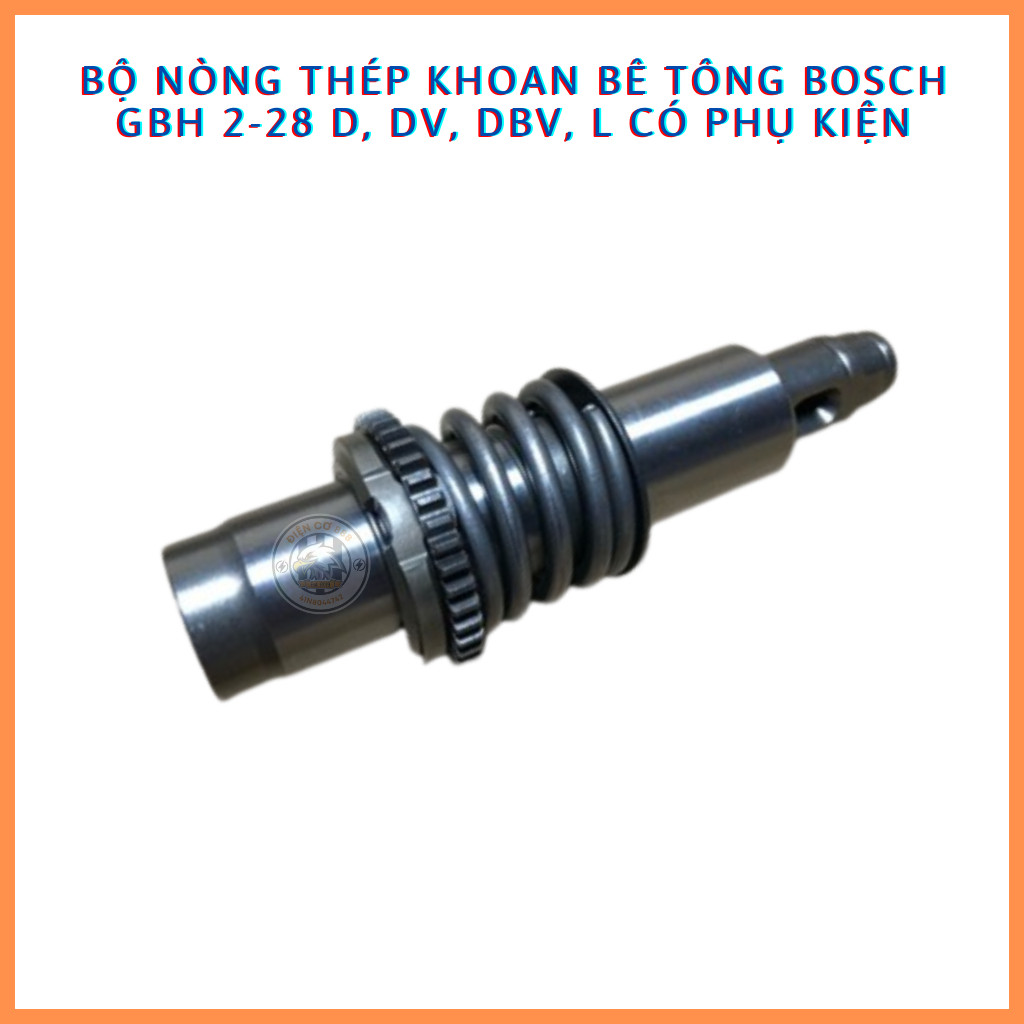 Bộ nòng thép gài mũi máy khoan BOSCH GBH 2-28 D, DV, DBV, L CÓ LÒ XO VÀ NHÔNG