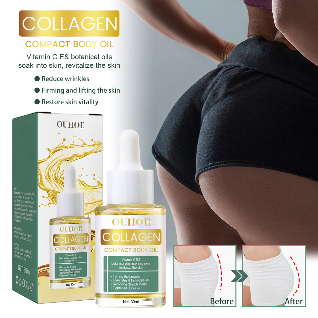OUHOE Collagen Lifting Body Oil Slimming Firming Massage Body Care Oil