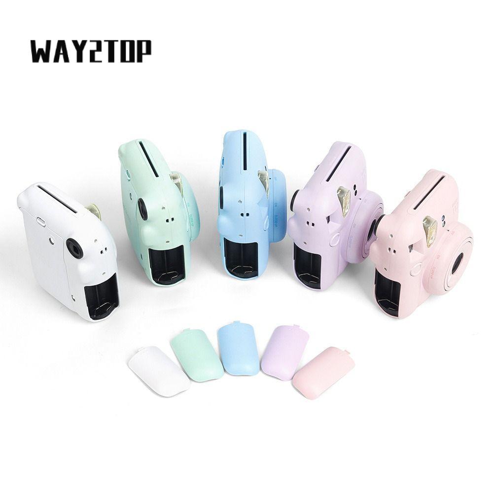 Pin WAY2TOP Nắp bên, Vỏ pin thay thế PVC, Camera tức thì chuyên nghiệp Phụ kiện máy ảnh đầy màu sắc 