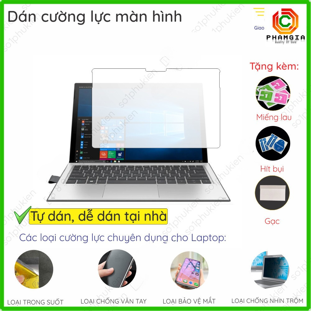 Dán màn hình cường lực HP Elitebook X360 14 G1 X2 1013 G3/ X2 1012 G2/ Elite Folio 1020 G1/ Elite x2