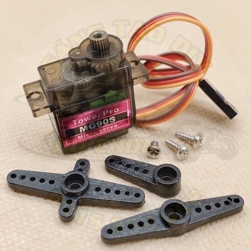 Động Cơ RC Servo MG90S - Servo Tím Nhông Full Kim Loại