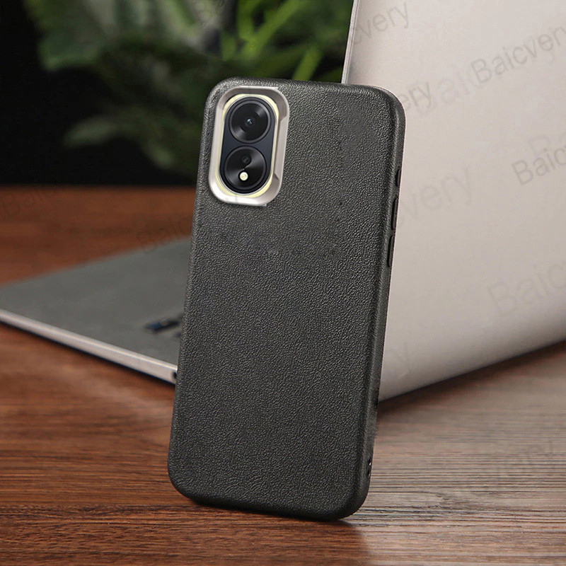 Ốp Lưng Cho OPPO A38 CPH2579 A18 CPH2591 Vỏ Bảo Vệ Chống Rơi Họa Tiết Da Mềm