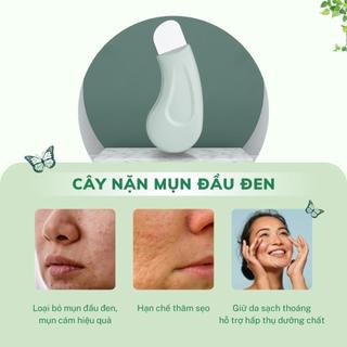 Cây đẩy mụn đầu đen silicon chuyên dụng dùng để loại bỏ mụn đầu đen, tế bào chết -ANLCO