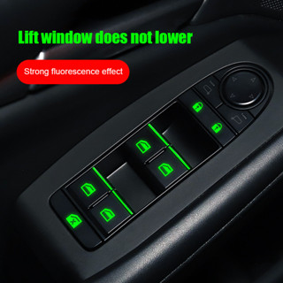 🔥1 Bộ Miếng Dán Công Tắc Nâng Cửa Sổ Xe Hơi Màu Dạ Quang Đa Dạng

