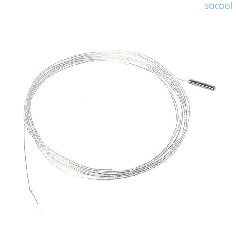 Soc * 1 Đầu dò cảm biến nhiệt độ 3DIN 2 mét Đầu dò cảm biến nhiệt độ PT1000 3mmx15mm