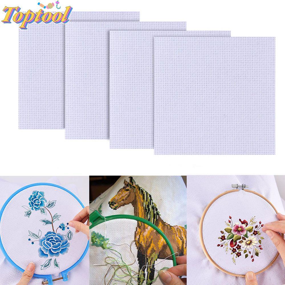 TOPTOOL Aida Vải Needlework Cotton Craft DIY Cross