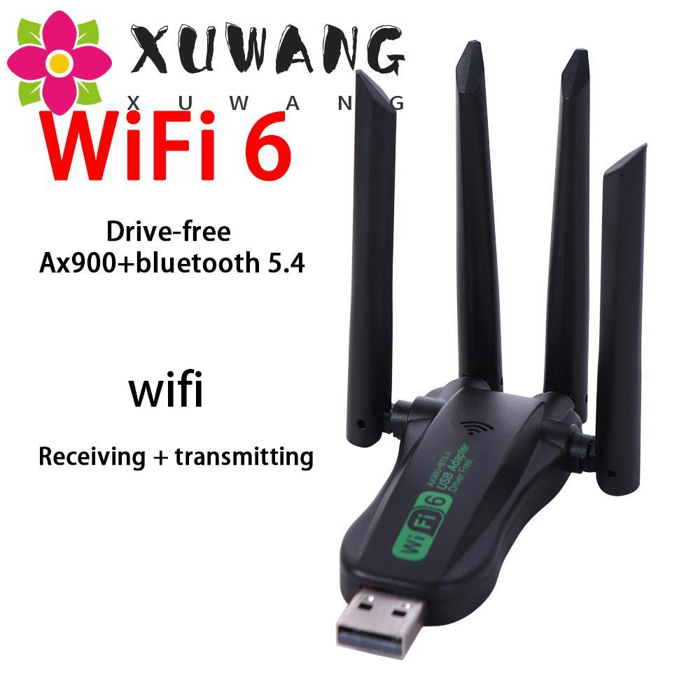 XUWANG Bộ chuyển đổi USB WiFi6 băng tần kép AX900 Plug Play Mạng không dây