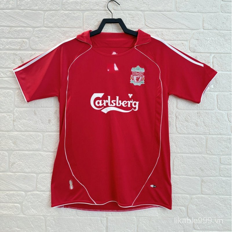 06-07 LWP Áo bóng đá sân nhà Torres Gerrard Áo sơ mi nam