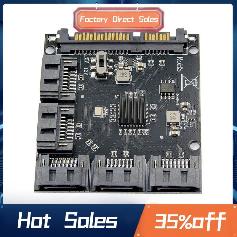 Thẻ mở rộng JMB575 1SATA sang 5SATA cho ổ cứng SATA3.0 Giao diện tốc độ cao cho Linux Windows7 / 8 /