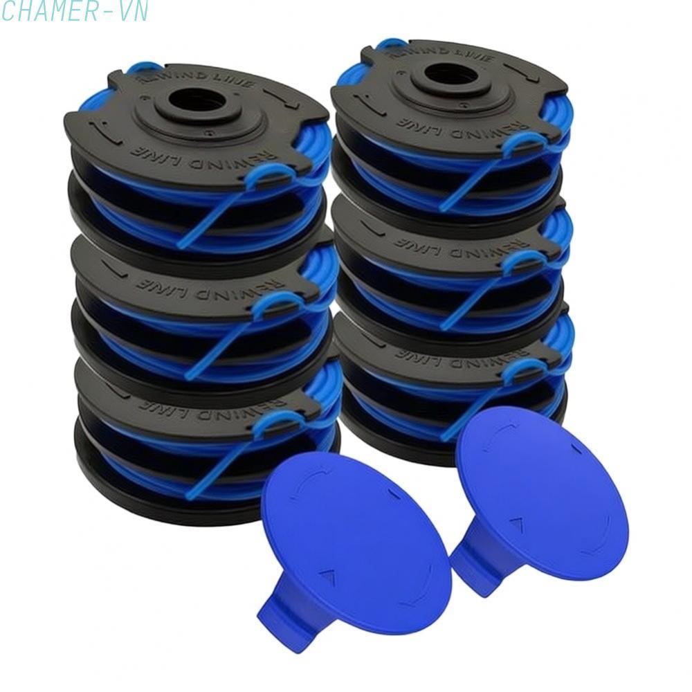 【CHAMER】6PCS 1.65mm Nylon Line Spools 20FT Each Compatible with For 40V Cordless Trimmer【HomeLiving】