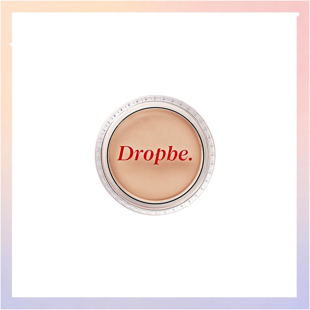 [daiso] Chậu che khuyết điểm màu Dropbe, 04 nắp màu be, 1 cái/ Kem che khuyết điểm Hàn Quốc/ Bảo hiể