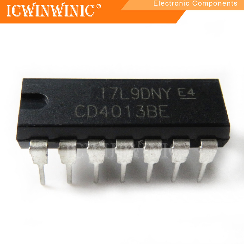 5 mảnh CD4013BE CD4013 DIP-14 IC mạch tích hợp