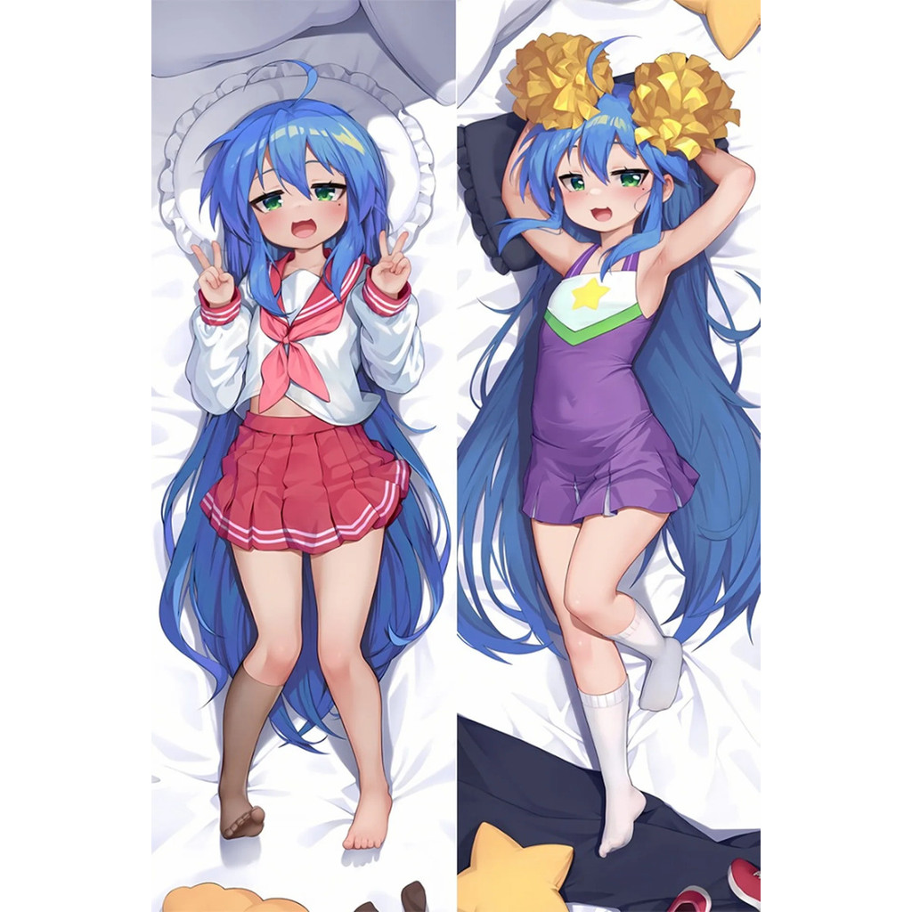 Konata-izumi Thân Gối In Hai Mặt Anime Gối Ôm Otaku Đệm