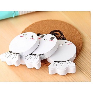 Note búp bê cầu mưa nắng - Giấy note dán dễ thương