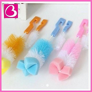 Bộ 2 cọ rửa bình sữa và núm ty cho bé