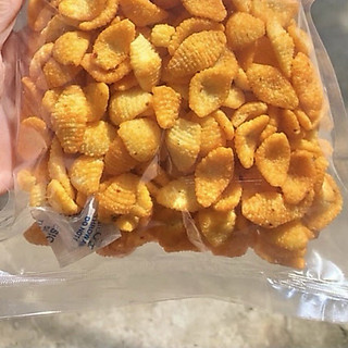 Bim bim sò biển, snack sò cay ngọt, nui chiên hình vỏ sò (500g)