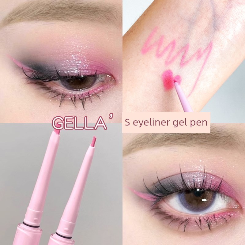 eyeliner bút chì kẻ mắt Berry Pink Eyeliner Gel Pen Pure Desire Style Innocent Makeup Ultra-Fine Eye