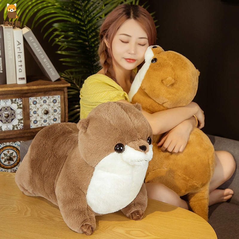 Hàng có sẵn Gấu Bông Bobby Lật Đật Dễ Thương, Búp Bê Otter Đồ Chơi Nhồi Bông Hình Động Vật, Quà Tặng