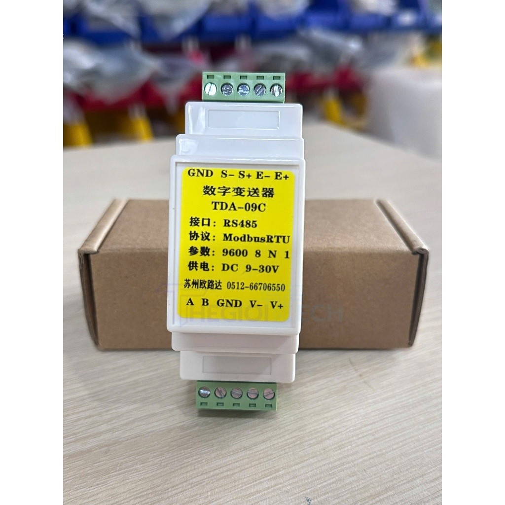 Autoda TDA-09C, đọc cảm biến lực loadcell Digital weight transmitter RS485 pressure signal amplifier