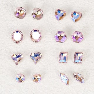 Set 10 Hạt Đá 3D K9 Đính Móng Nghệ Thuật