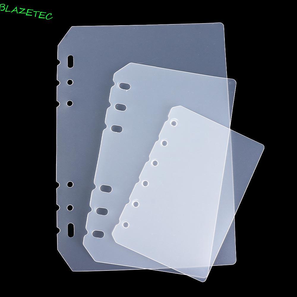 BLAZETEC Notebook Divider Học sinh Matte Transparent Notebook Phụ kiện Board Page 2 Chiếc Planner Se