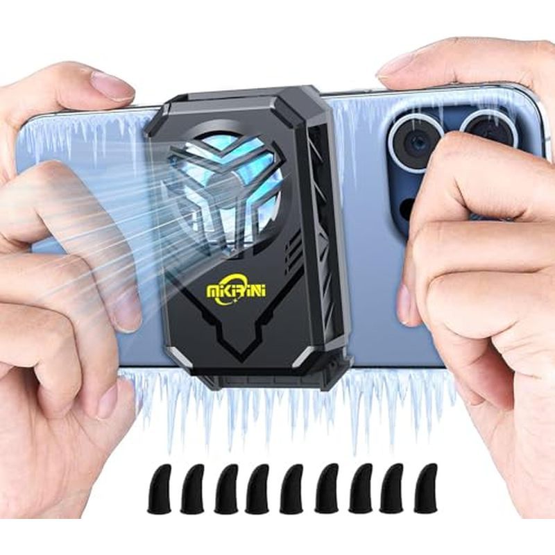 Bộ làm mát bán dẫn điện thoại di động với pin tích hợp 1300mAh | Quạt làm mát điện thoại di động cho