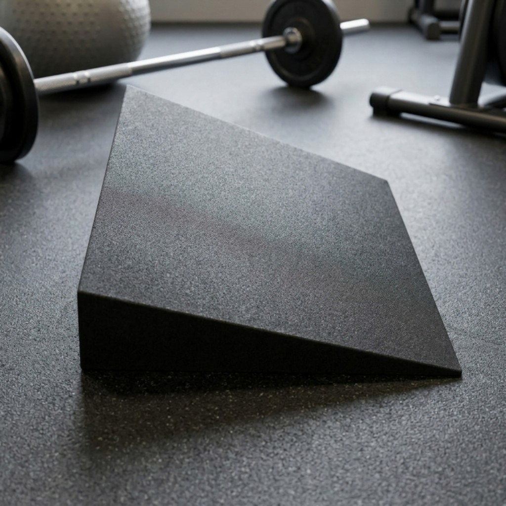 Slant Board Foam Squat Wedge Incline Board Slim-Profile Incline Wedge Nhỏ gọn cho Squat, Kéo dài