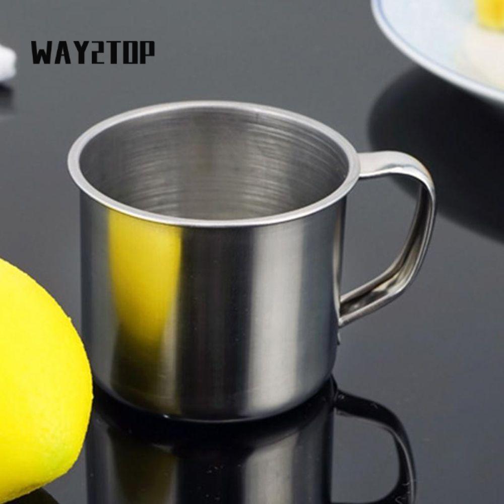 WAY2TOP 200ml Cốc Cà Phê Mini Tumbler Pint Kim Loại Cắm Trại