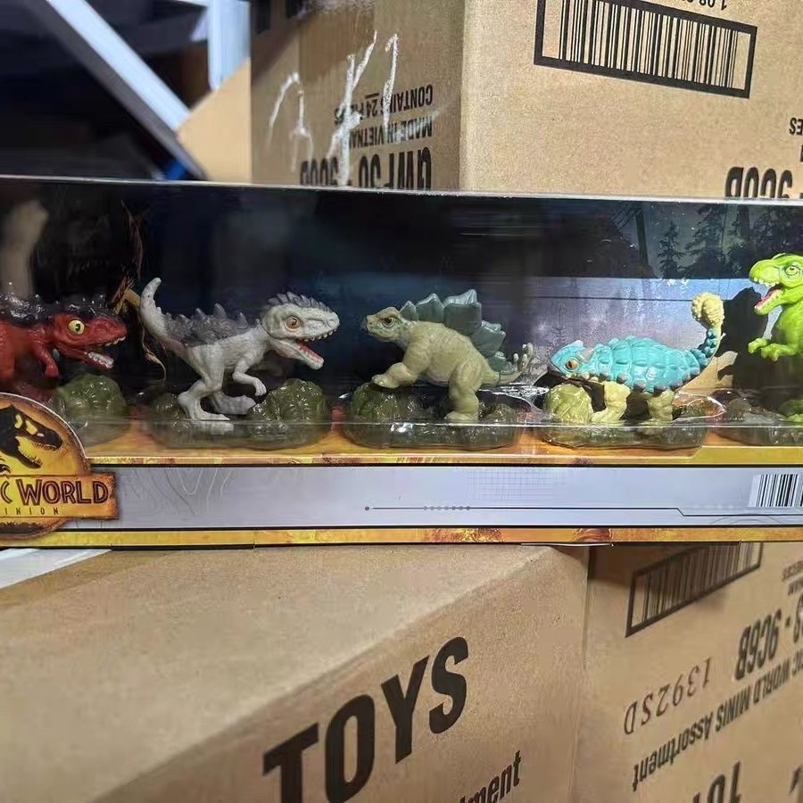 Pandon Sở Thích PD1H Mattel Jurassic World Mini Bộ Sưu Tập Khủng Long 5 Mảnh Bộ Mô Phỏng Trẻ Em Khủn