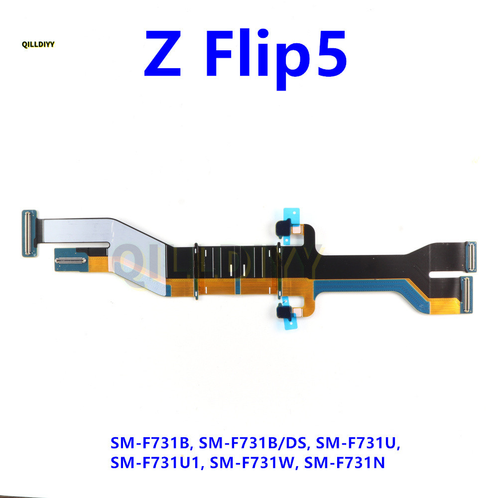 Đầu Nối Bo Mạch Chủ Màn Hình LCD Cáp Cho Samsung Galaxy Z Flip5 SM-F731B F731 F731U F731N Trục Quay 