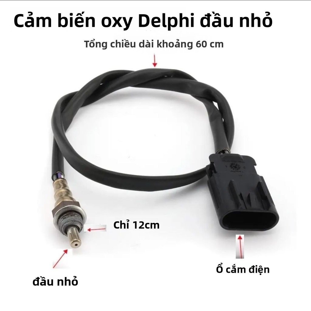 Cảm biến oxy chính hãng cho xe máy Qingqi Dahan QM300 Hyosung GV300S bền bỉ chính xác