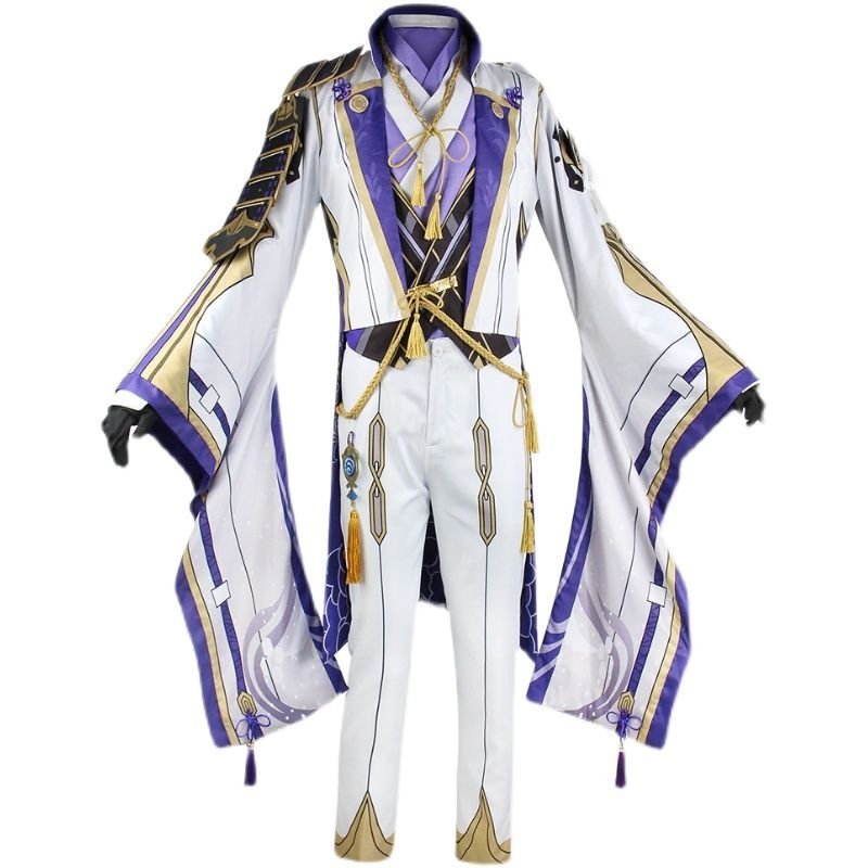 Bộ trang phục cosplay game Kamisato Ayato đầy đủ phụ kiện chất lượng cao cho nam