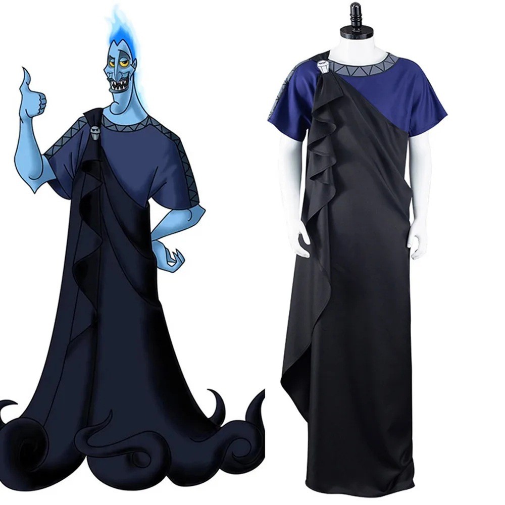 Người Lớn Disney Hercules Hades Cosplay Trang Phục Hoạt Hình Hades Trang Phục Halloween Carnival Sân