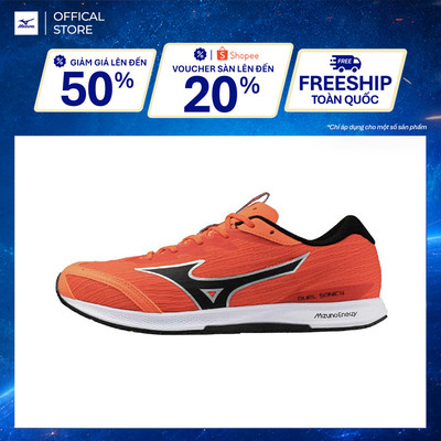 Giày Chạy Bộ Unisex Mizuno Duel Sonic 4 - Đỏ - U1GD257006
