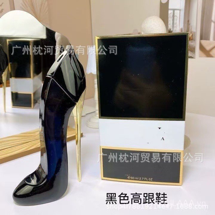 [Thương hiệu trang trọng] Nước hoa Channel Giày cao gót màu đen Fearless Gorgeous Queen Carlo Nước h